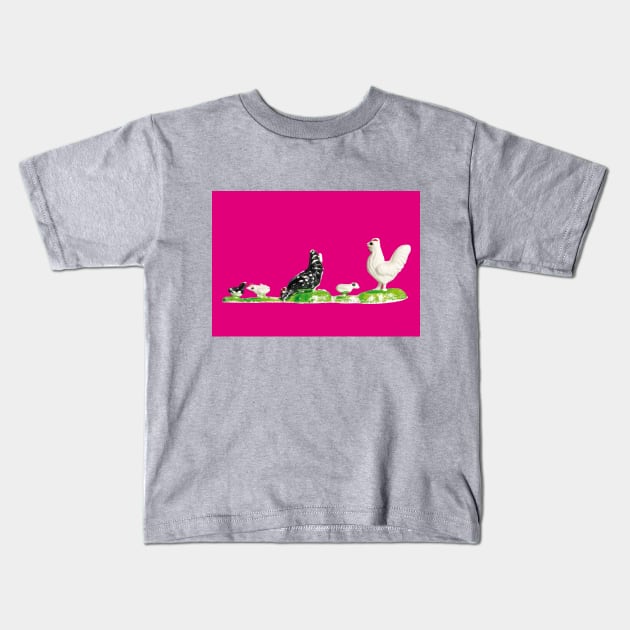 PLASTIC FANTASTIC: Chickens Kids T-Shirt by Danny Germansen